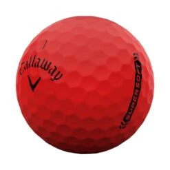 Callaway Supersoft Matte Red Golf Balls -Golf World Shop callaway 2023 supersoft matte red golf balls quarter itempicture