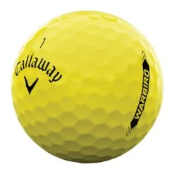 Callaway Warbird Yellow Personalized Golf Balls 6 Callaway Warbird Yellow Personalized Golf Balls -Golf World Shop callaway 2023 warbird yellow golf balls quarter itempicture