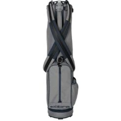 Cobra Ultralight Pencil Bag -Golf World Shop cobra ul22 ultralight pencil bag grey navy back view itempicture