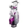 Cobra Women's Fly-XL Complete Set Silver/Plum W/ Cart Bag -Golf World Shop cobra womens fly xl set silver plum cart bag