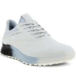 Ecco S-Three Golf Shoes White/Black/Air 10 Ecco S-Three Golf Shoes White/Black/Air -Golf World Shop ecco s three golf shoes white black air front itempicture