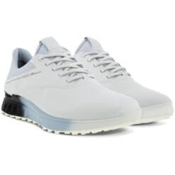 Ecco S-Three Golf Shoes White/Black/Air 11 Ecco S-Three Golf Shoes White/Black/Air -Golf World Shop ecco s three golf shoes white black air pair itempicture