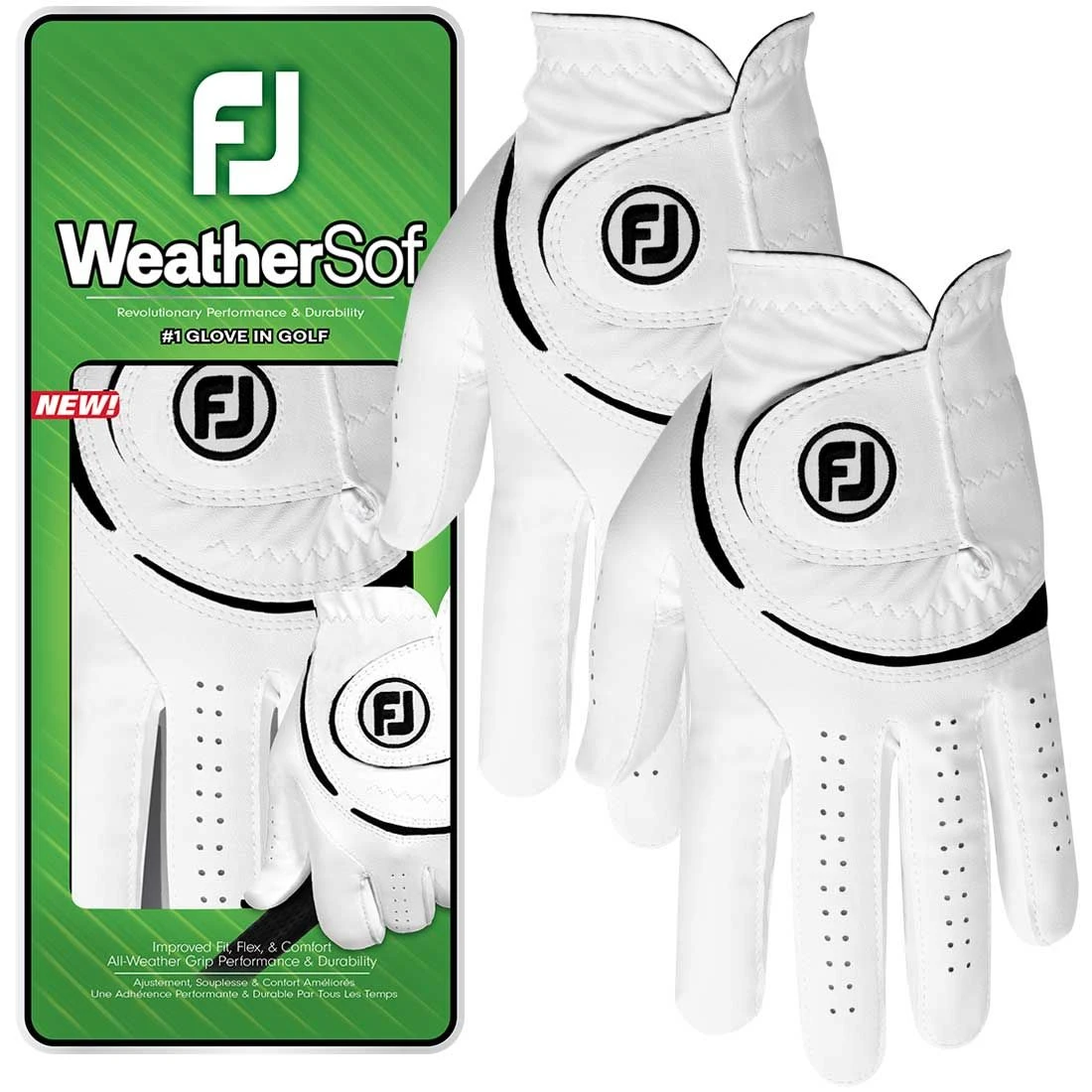 FootJoy Women's WeatherSof Golf Gloves - 2 Pack 3 FootJoy Women's WeatherSof Golf Gloves - 2 Pack