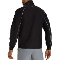 FootJoy DryJoys Select Rain Jacket -Golf World Shop footjoy dryjoys select rain jacket black charcoal back itempicture