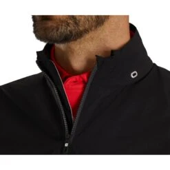 FootJoy DryJoys Select Rain Jacket -Golf World Shop footjoy dryjoys select rain jacket black charcoal detail itempicture