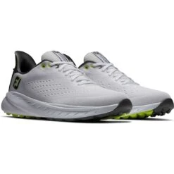 FootJoy Flex XP Golf Shoes White/Lime -Golf World Shop footjoy fj flex xp golf shoes white lime 56280 pair itempicture