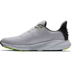 FootJoy Flex XP Golf Shoes White/Lime -Golf World Shop footjoy fj flex xp golf shoes white lime 56280 side itempicture