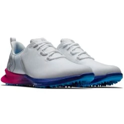 FootJoy Fuel Sport Golf Shoes White/Pink -Golf World Shop footjoy fuel sport golf shoes white pink 55455 pair itempicture