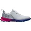 FootJoy Fuel Sport Golf Shoes White/Pink -Golf World Shop footjoy fuel sport golf shoes white pink 55455 profile itempicture