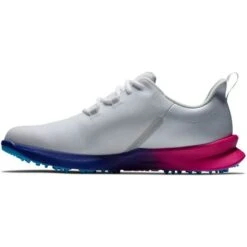 FootJoy Fuel Sport Golf Shoes White/Pink -Golf World Shop footjoy fuel sport golf shoes white pink 55455 side itempicture