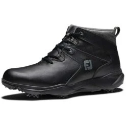 FootJoy Winter Golf Boots Black -Golf World Shop footjoy golf specialty rain boots black 56724 toe itempicture