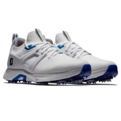 FootJoy HyperFlex Golf Shoes White/Blue -Golf World Shop footjoy hyperflex golf shoes white blue 51118 pair itempicture