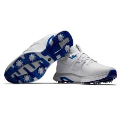 FootJoy HyperFlex Golf Shoes White/Blue -Golf World Shop footjoy hyperflex golf shoes white blue 51118 pair2 itempicture