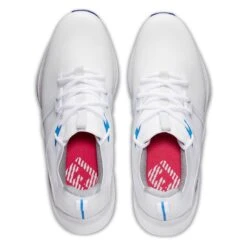 FootJoy HyperFlex Golf Shoes White/Blue -Golf World Shop footjoy hyperflex golf shoes white blue 51118 top itempicture