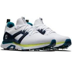 FootJoy HyperFlex Golf Shoes White/Navy/Lime -Golf World Shop footjoy hyperflex golf shoes white navy lime 51075 pair itempicture