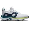 FootJoy HyperFlex Golf Shoes White/Navy/Lime -Golf World Shop footjoy hyperflex golf shoes white navy lime 51075 profile itempicture