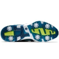 FootJoy HyperFlex Golf Shoes White/Navy/Lime -Golf World Shop footjoy hyperflex golf shoes white navy lime 51075 sole itempicture