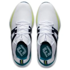 FootJoy HyperFlex Golf Shoes White/Navy/Lime -Golf World Shop footjoy hyperflex golf shoes white navy lime 51075 top itempicture