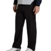 FootJoy Select LS Rain Pants -Golf World Shop footjoy select ls rain pants black front itempicture