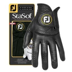 FootJoy 2018 StaSof Golf Glove 7 FootJoy 2018 StaSof Golf Glove -Golf World Shop footjoy stasof golf glove black black