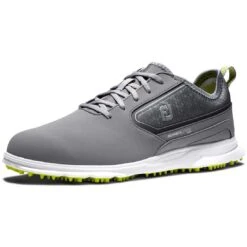 FootJoy Superlites XP Golf Shoes Grey/Lime -Golf World Shop footjoy superlites xp golf shoes grey lime toe itempicture