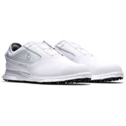 FootJoy Superlites XP Golf Shoes White/Blue -Golf World Shop footjoy superlites xp golf shoes white blue pair itempicture