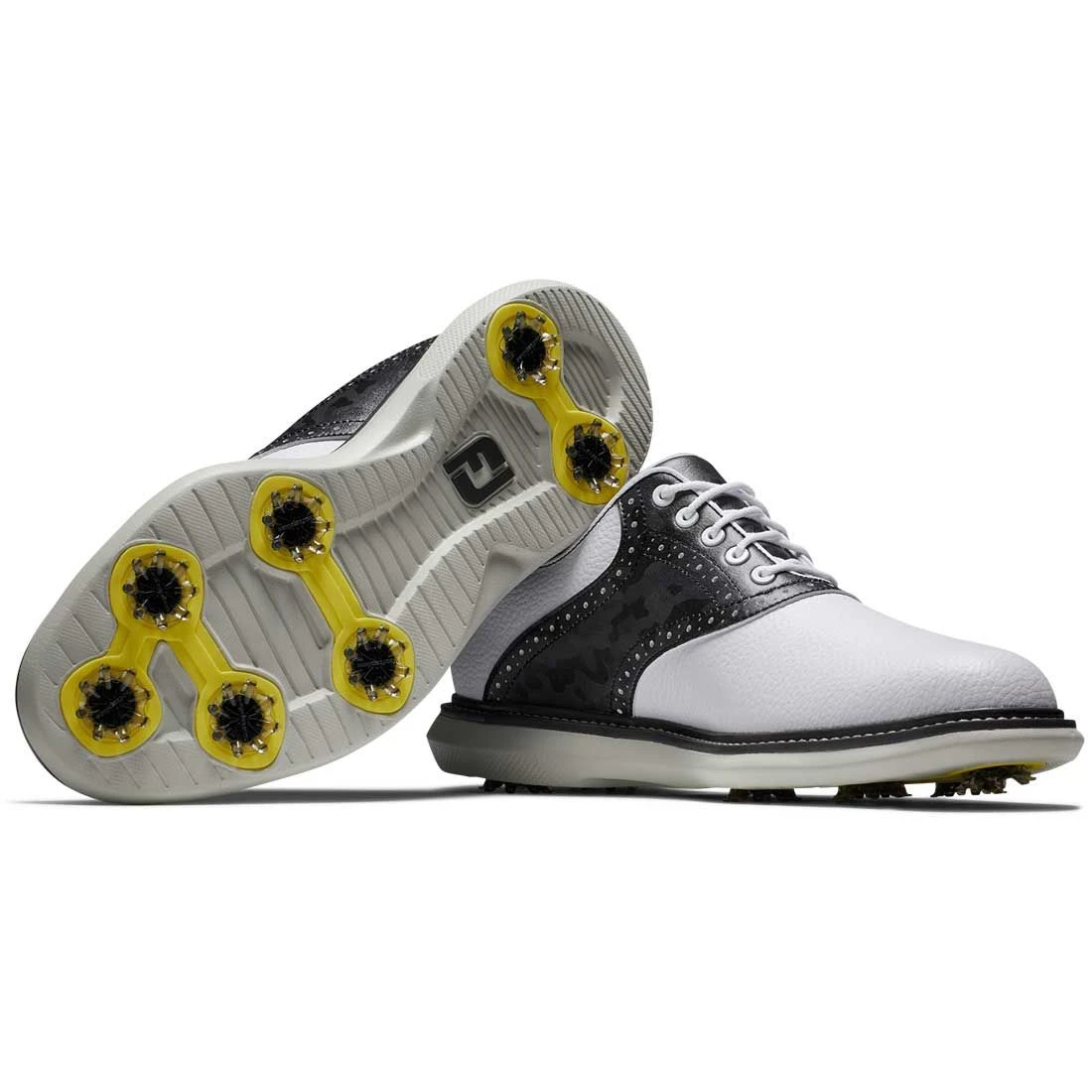 FootJoy Traditions Golf Shoes White/Camo 6 FootJoy Traditions Golf Shoes White/Camo - Image 4