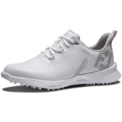 FootJoy Women's FJ Fuel Golf Shoes White/White/Pink -Golf World Shop footjoy womens fj fuel golf shoes 92373 white white pink toe itempicture