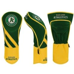 Team Effort MLB Driver Headcover -Golf World Shop mcarthur sports mlb driver headcover oakland athletics