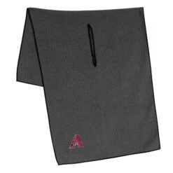 Team Effort MLB 19 X 41 Grey Microfiber Towel -Golf World Shop mcarthur sports mlb grey microfiber towel arizona diamondbacks
