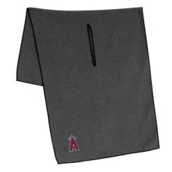 Team Effort MLB 19 X 41 Grey Microfiber Towel -Golf World Shop mcarthur sports mlb grey microfiber towel los angeles angels