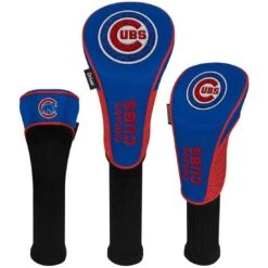 Team Effort MLB Set Of 3 Headcovers -Golf World Shop mcarthur sports mlb set of 3 headcovers chicago cubs