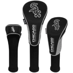 Team Effort MLB Set Of 3 Headcovers -Golf World Shop mcarthur sports mlb set of 3 headcovers chicago white sox