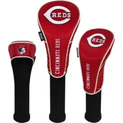 Team Effort MLB Set Of 3 Headcovers -Golf World Shop mcarthur sports mlb set of 3 headcovers cincinnati reds