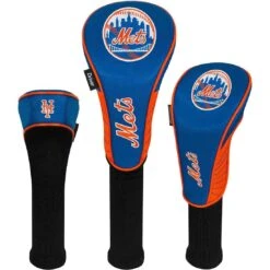Team Effort MLB Set Of 3 Headcovers -Golf World Shop mcarthur sports mlb set of 3 headcovers new york mets
