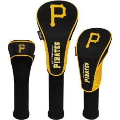 Team Effort MLB Set Of 3 Headcovers -Golf World Shop mcarthur sports mlb set of 3 headcovers pittsburgh pirates