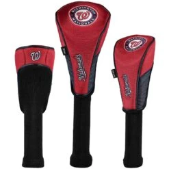 Team Effort MLB Set Of 3 Headcovers -Golf World Shop mcarthur sports mlb set of 3 headcovers washington nationals