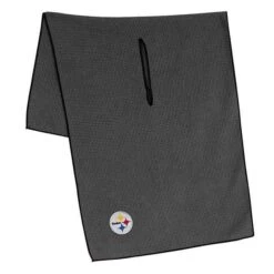 Team Effort NFL 19 X 41 Grey Microfiber Towel -Golf World Shop mcarthur sports nfl grey microfiber towel pittsburgh steelers