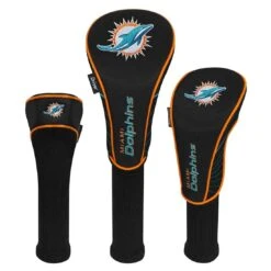 Team Effort NFL Set Of 3 Headcovers 35 Team Effort NFL Set Of 3 Headcovers -Golf World Shop mcarthur sports nfl set of 3 headcovers miami dolphins