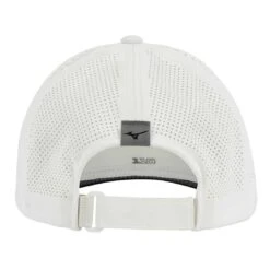 Mizuno Tour Vent Adjustable Hat -Golf World Shop mizuno tour vent adjustable hat white black back itempicture