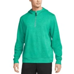 Nike Dri-FIT Golf Hoodie -Golf World Shop nike 2022 dri fit golf hoodie neptune green front itempicture