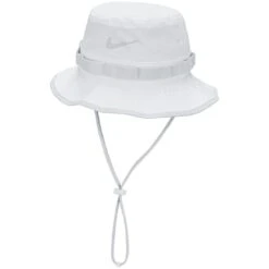 Nike Dri-FIT Apex Bucket Hat 8 Nike Dri-FIT Apex Bucket Hat -Golf World Shop nike 2023 dri fit apex bucket hat white front itempicture