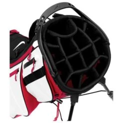 Nike Air Hybrid 2 Stand Bag 17 Nike Air Hybrid 2 Stand Bag -Golf World Shop nike air hybrid 2 stand bag university red black black top itempicture