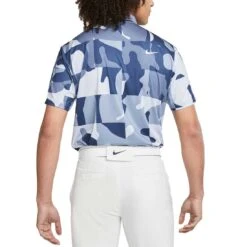 Nike Dri-FIT Tour Camo Polo -Golf World Shop nike dri fit tour camo polo blue whisper back itempicture