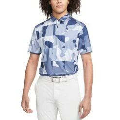 Nike Dri-FIT Tour Camo Polo -Golf World Shop nike dri fit tour camo polo blue whisper itempicture