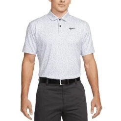 Nike Dri-FIT Tour Micro Camo Polo -Golf World Shop nike dri fit tour camo polo football grey itempicture