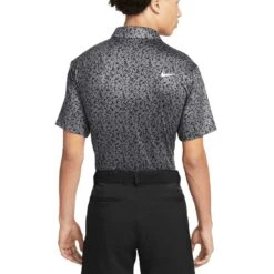 Nike Dri-FIT Tour Micro Camo Polo -Golf World Shop nike dri fit tour camo polo iron grey back itempicture