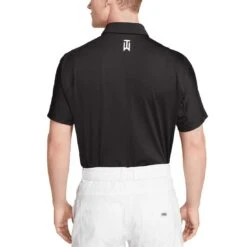 Nike Dri-FIT Tiger Woods Striped Polo -Golf World Shop nike dri fit tw striped polo black anthracite back itempicture