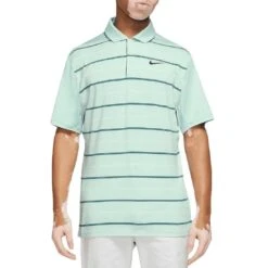 Nike Dri-FIT Tiger Woods Striped Polo -Golf World Shop nike dri fit tw striped polo jade ice itempicture
