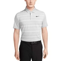 Nike Dri-FIT Tiger Woods Striped Polo -Golf World Shop nike dri fit tw striped polo light smoke grey itempicture